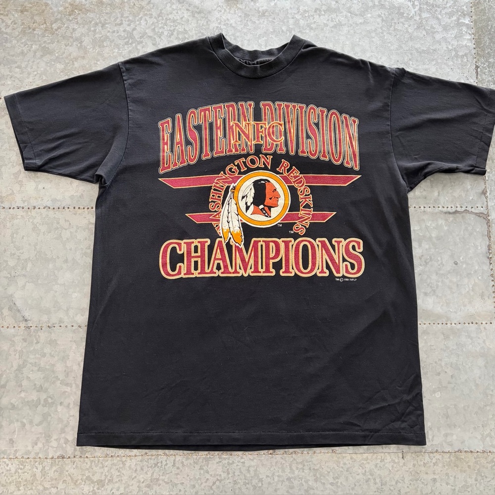 Vintage Washington Redskins 1991 NFC Division Champs T-shirt, Single Stitch